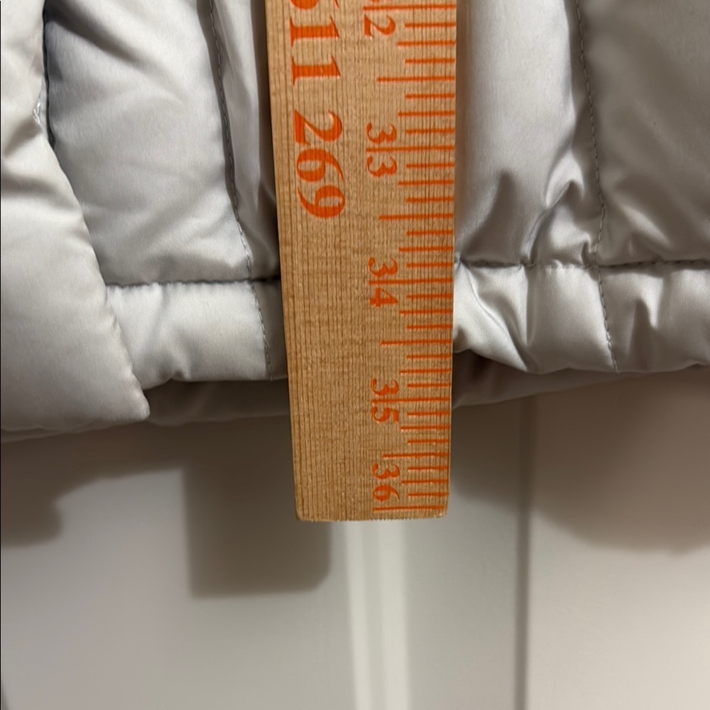 Women’s The North Face White Long Puffer Jacket Insulated Size XS - Picture 3 of 5